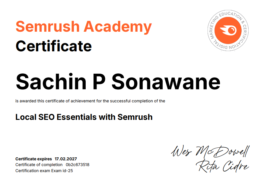 Local SEO 2026 Semrush